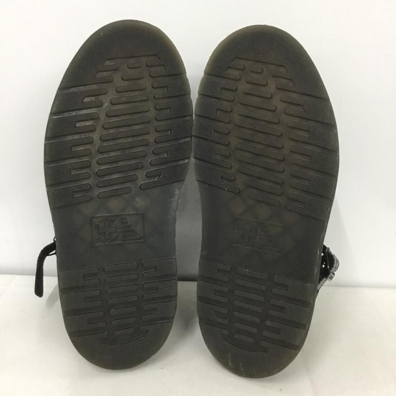 ドクターマーチン Dr.Martens サンダル サンダル WY004 レザー UK5 US:7 ロゴ、文字 黒 / ブラック / レディース USED 古着 中古 10139221