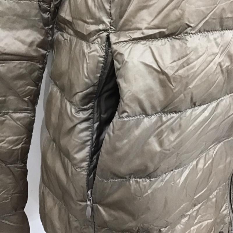 ユニクロ UNIQLO ジャケット、上着 ジャケット、ブレザー 211-173350 ウルトラライトダウン ダウンジャケット ジップアップジャケット XL 無地 茶 / ブラウン / レディース USED 古着 中古 10118003