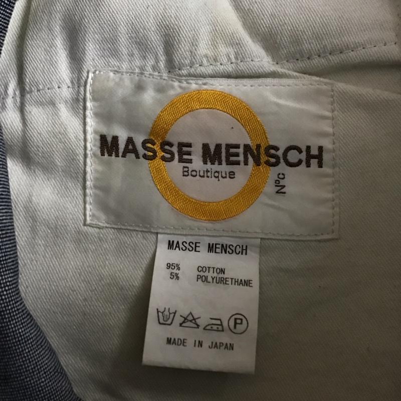 マッセメンシュ MASSE MENSCH パンツ デニム、ジーンズ ジーパン 38 38 無地 インディゴ / インディゴ / レディース USED 古着 中古 10114396