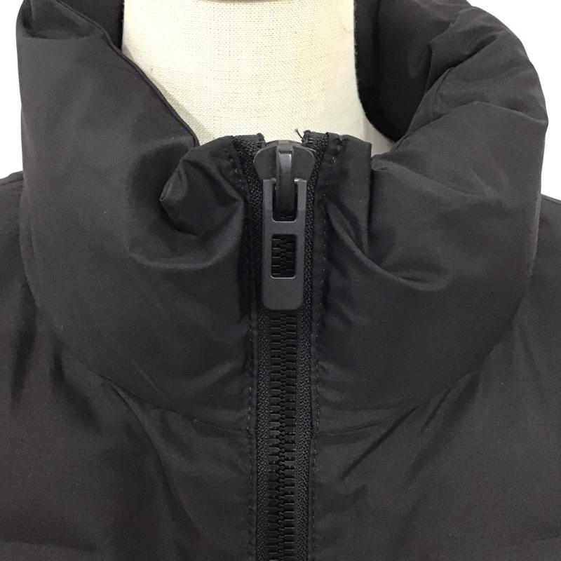 ザラ ZARA ベスト ベスト ジップアップベスト ダウンベスト ノースリーブ S 無地 黒 / ブラック / レディース USED 古着 中古 10121658