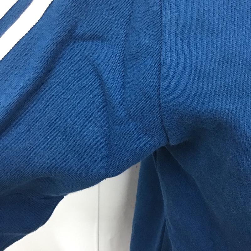 アディダス adidas パーカー 長袖 dx3851 長袖パーカー スウェット スポーツウェア ロゴ、文字 青 / ブルー / メンズ USED 古着 中古 10119495