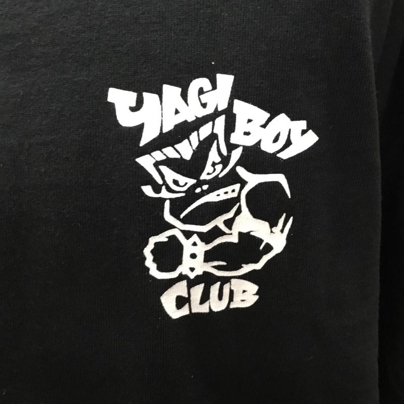 パブリュクス PUBLUX Tシャツ 半袖 半袖カットソー プリントTシャツ クルーネックカットソー L プリント 黒 / ブラック / メンズ USED 古着 中古 10114045