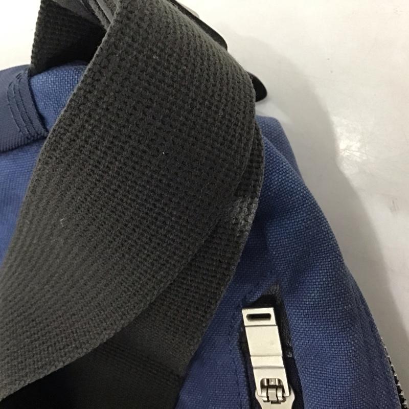 ポーター PORTER ショルダーバッグ ショルダーバッグ BRIDGE ロゴ、文字 青 / ブルー / X 黒 / ブラック / メンズ USED 古着 中古 10146263