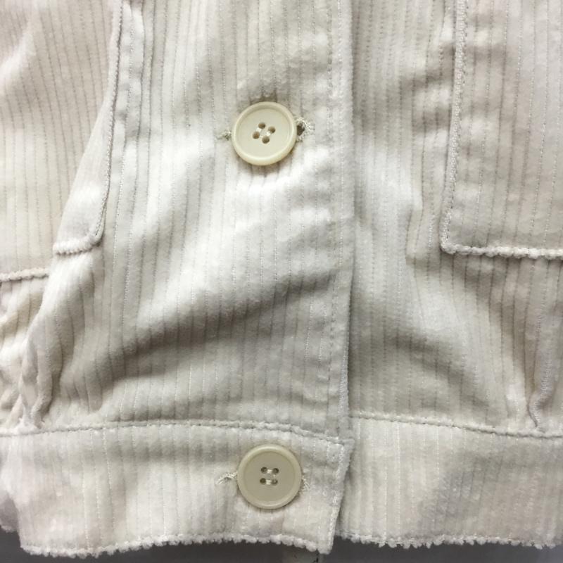 ダブルクローゼット w closet ジャケット、上着 ジャケット、ブレザー 333106 コーデュロイ FREE 無地 アイボリー / アイボリー / レディース USED 古着 中古 10107313
