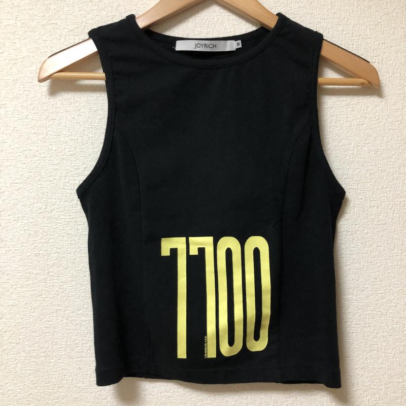 ジョイリッチ JOYRICH タンクトップ タンクトップ M 無地 X ロゴ、文字 黒 / ブラック / X 桃 / ピンク / X 黄 / イエロー / レディース USED 古着 中古 10004170