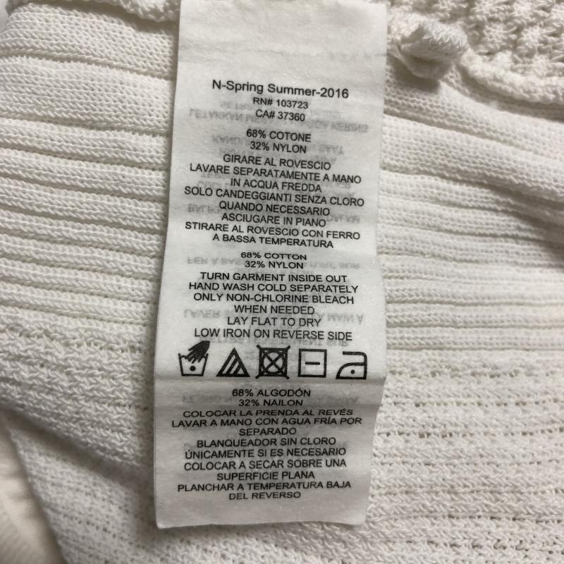 アルマーニエクスチェンジ A/X ARMANIEXCHANGE ベスト ベスト ニットベスト XS 無地 白 / ホワイト / レディース USED 古着 中古 10010576