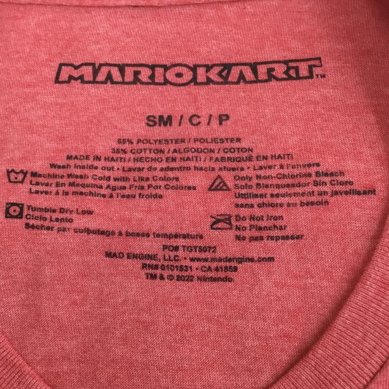 ユーズドクロージング used clothes Tシャツ 半袖 マリオカート MARIO KART S キャラクター 赤 / レッド / メンズ USED 古着 中古 10133849