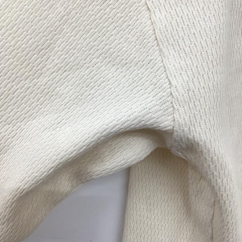ニコアンド niko and... カットソー 長袖 L 無地 アイボリー / アイボリー / レディース USED 古着 中古 10129822