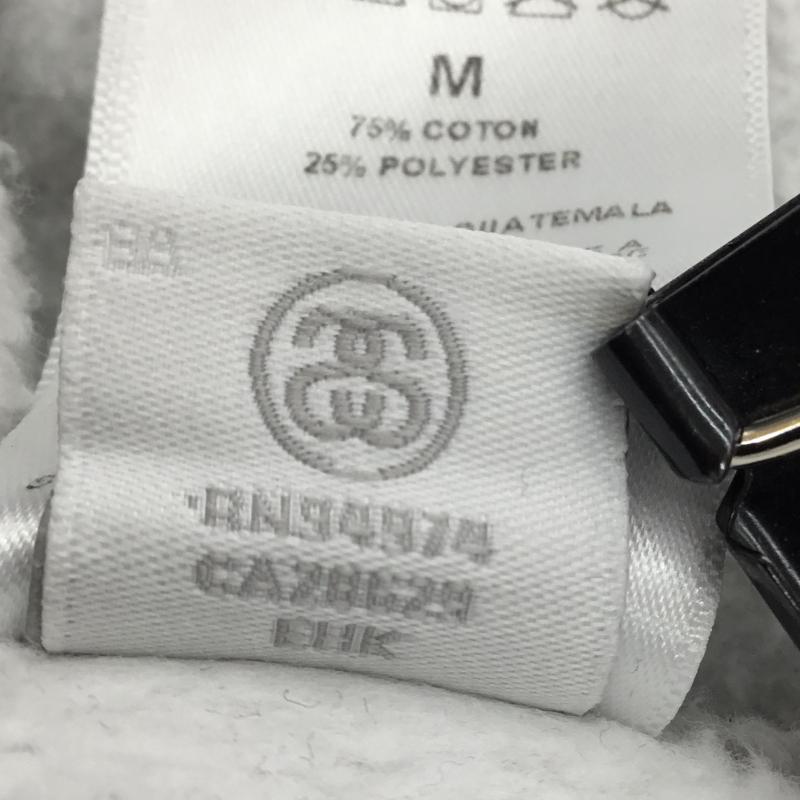 ステューシー STUSSY パーカー 長袖 No.4 Hoodie M ロゴ、文字 灰 / グレー / メンズ USED 古着 中古 10138293