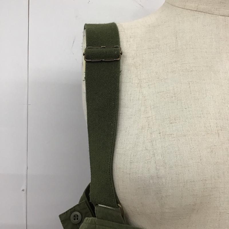 ニコアンド niko and... ジャンパースカート ジャンパースカート NKN25944AD シャカマキシジャンパースカート L 無地 カーキ / カーキ / レディース USED 古着 中古 10110318