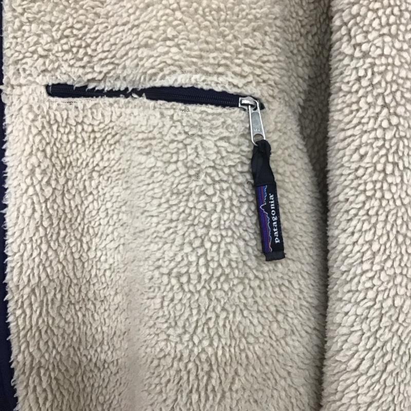 パタゴニア patagonia ジャケット、上着 ジャケット、ブレザー 90s usa製 レトロカーディガン ジップアップフリースジャケット L ロゴ、文字 ベージュ / ベージュ / メンズ USED 古着 中古 10139027