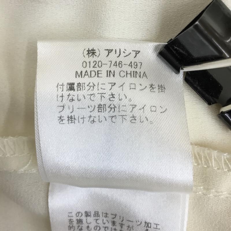 ミスティウーマン mysty woman シャツ、ブラウス 長袖 MW760134AL FREE 無地 アイボリー / アイボリー / レディース USED 古着 中古 10141328