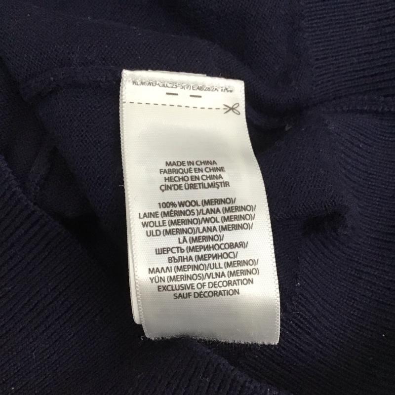 ポロラルフローレン POLO RALPH LAUREN ニット、セーター 長袖 ウール Vネック M ワンポイント 紺 / ネイビー / レディース USED 古着 中古 10122855