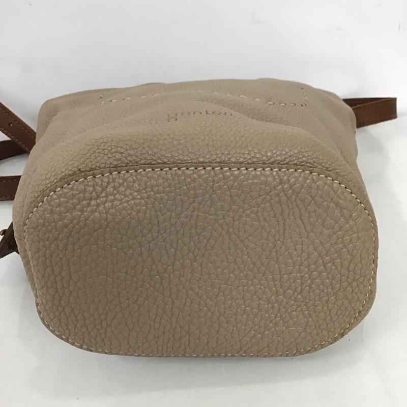 ゲンテン genten ショルダーバッグ ショルダーバッグ レザー ロゴ、文字 茶 / ブラウン / レディース USED 古着 中古 10123375