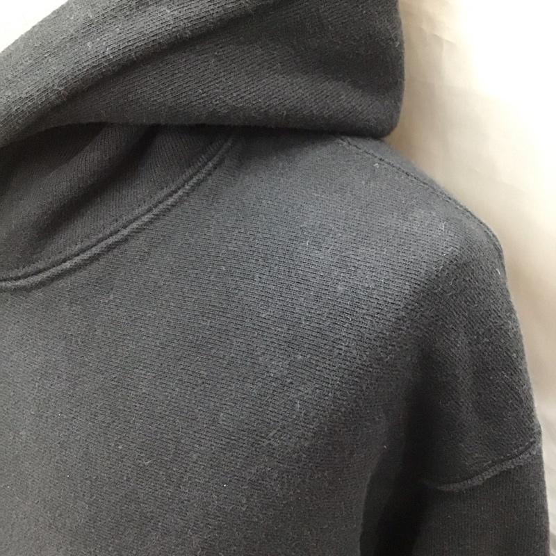チャンピオン Champion パーカー 長袖 長袖パーカー フード付きパーカー プリントスウェット トレーナー XL 無地 黒 / ブラック /  メンズ USED 古着 中古 10120495