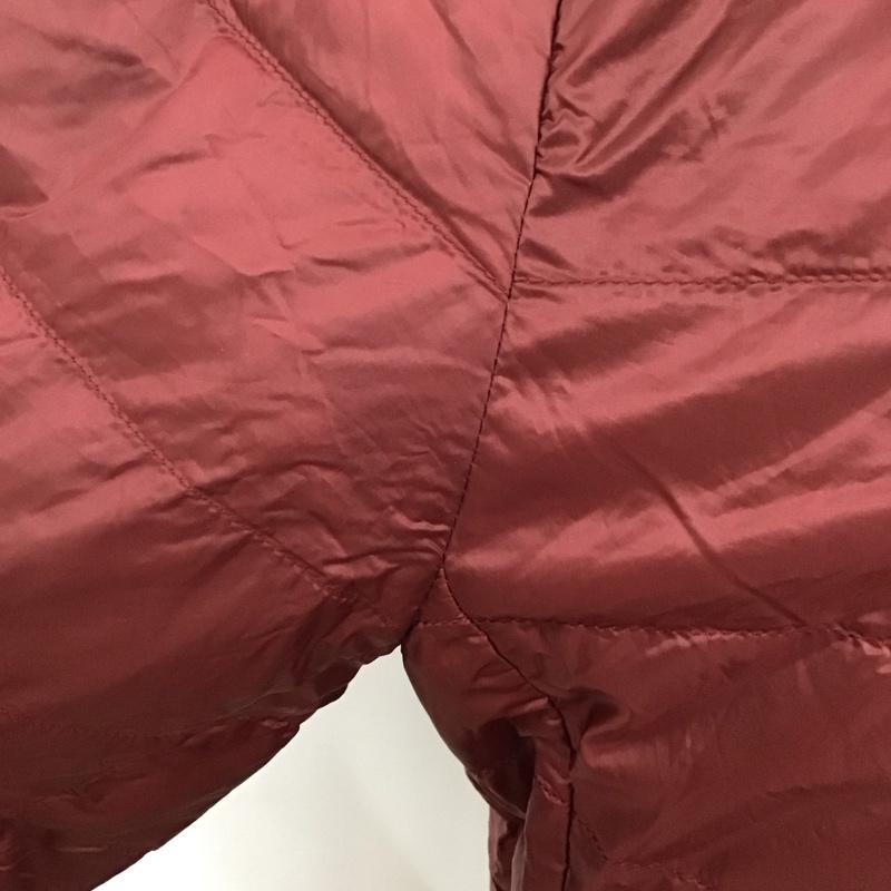ユニクロ UNIQLO ジャケット、上着 ジャケット、ブレザー 211-409116 ダウンジャケット アウター カジュアルジャケット XL 無地 えんじ / ワインレッド / レディース USED 古着 中古 10109011