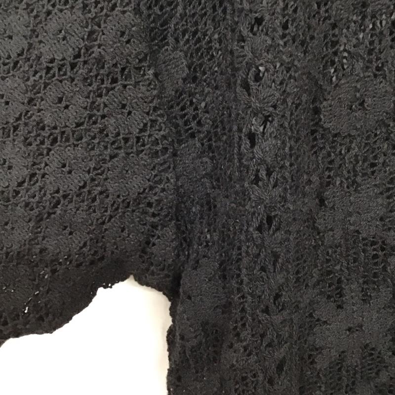 ニコアンド niko and... シャツ、ブラウス 半袖 無地 黒 / ブラック / レディース USED 古着 中古 10132222