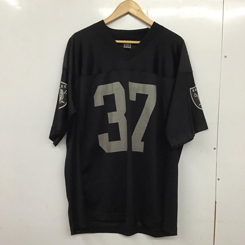 ナショナルフットボールリーグ NFL Tシャツ 半袖 半袖カットソー プリントTシャツ Vネックカットソー スポーツウェア XL ロゴ、文字 黒 / ブラック / メンズ USED 古着 中古 10138713