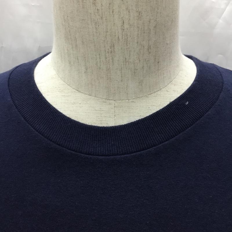 古着 USED Tシャツ 半袖 半袖カットソー プリントTシャツ クルーネックカットソー 古着 L ロゴ、文字 紺 / ネイビー /  メンズ USED 古着 中古 10108537