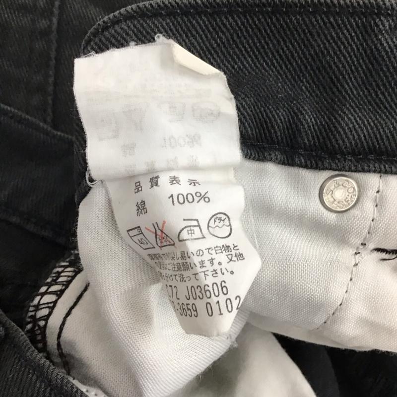 リーバイストラウスアンドコー Levi Strauss & co. パンツ デニム、ジーンズ デニムパンツ スリムパンツ カジュアルパンツ Gパン 00s 31インチ 無地 黒 / ブラック / メンズ USED 古着 中古 10130654