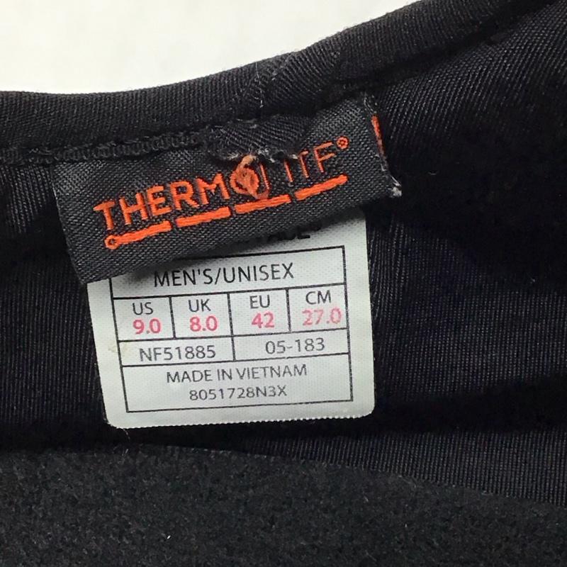 ザノースフェイス THE NORTH FACE アウトドアシューズ アウトドアシューズ NF51885 スノーシューズ スリッポン ウィンターシューズ NSE TRACTION LITE MOC KIMONO 27cm 27.0cm ロゴ、文字 黒 / ブラック / X カーキ / カーキ / メンズ USED 古着 中古 10121140