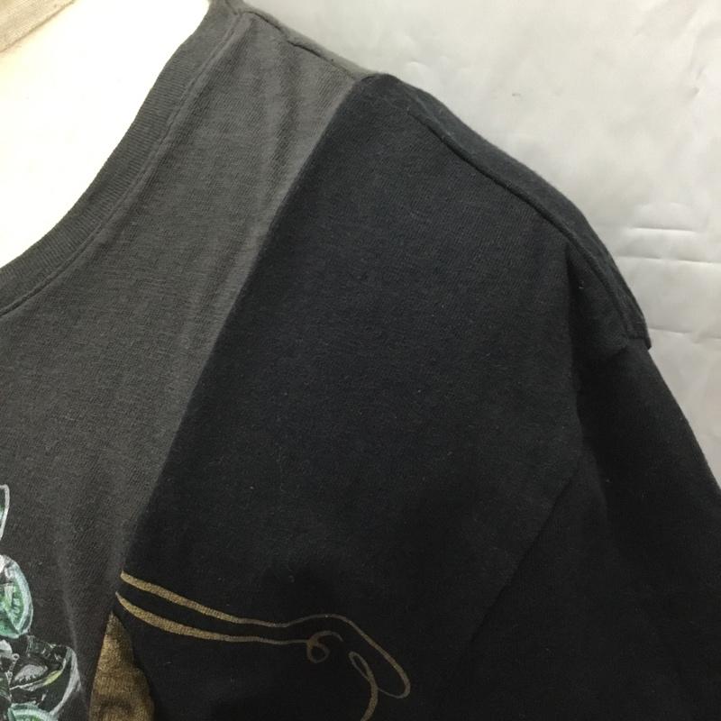 グラム glamb Tシャツ 半袖 GB0218/CS07 MasterpiecesaggyCS 半袖カットソー プリントTシャツ 2 プリント 黒 / ブラック / メンズ USED 古着 中古 10106402