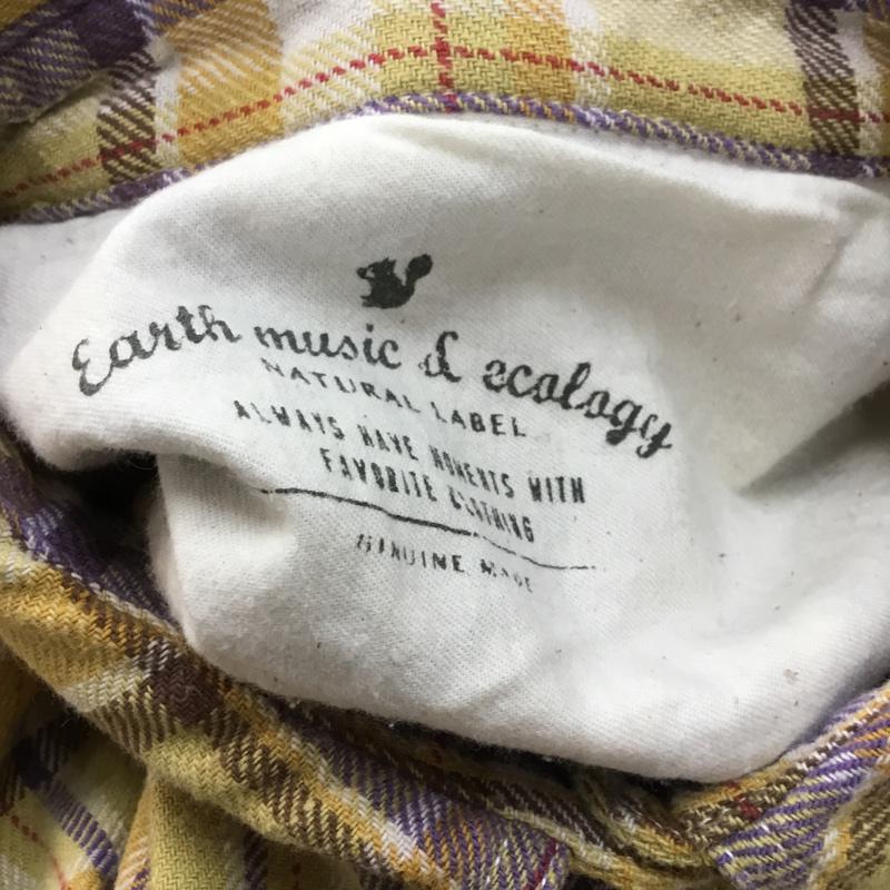アースミュージックアンドエコロジー earth music&ecology シャツ、ブラウス 長袖 チェックシャツ S チェック マルチカラー / マルチカラー / レディース USED 古着 中古 10042302