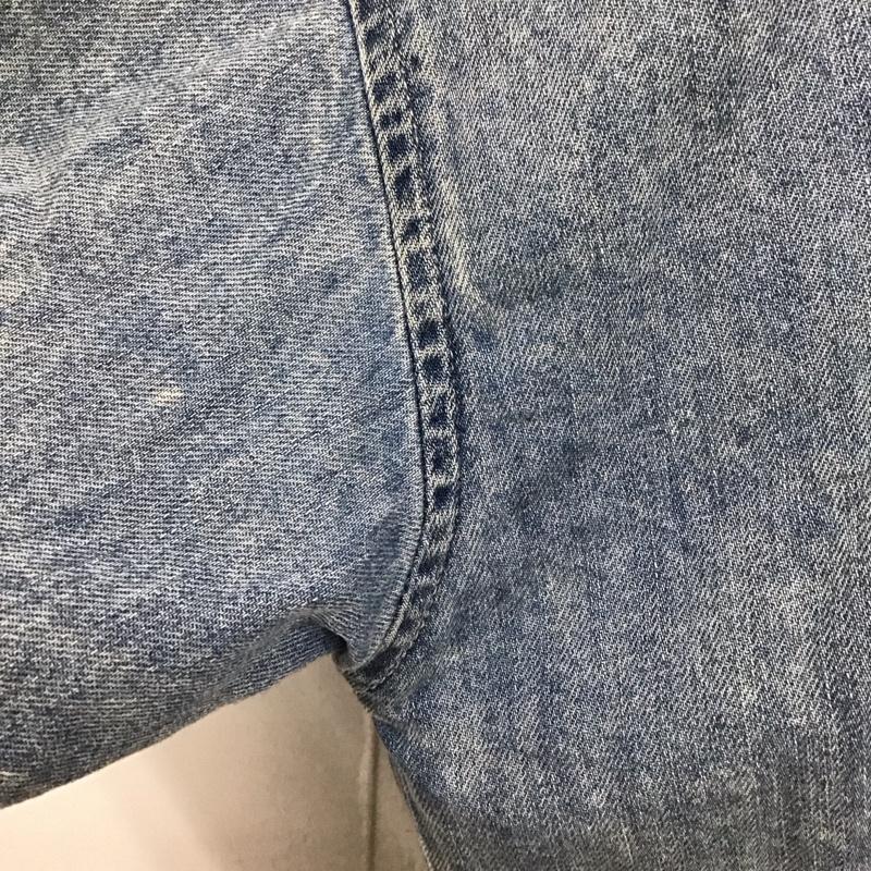 ジーナシス JEANASIS シャツ、ブラウス 半袖 JS064293AA デニムシャツ オーバーサイズ FREE 無地 青 / ブルー / レディース USED 古着 中古 10109528