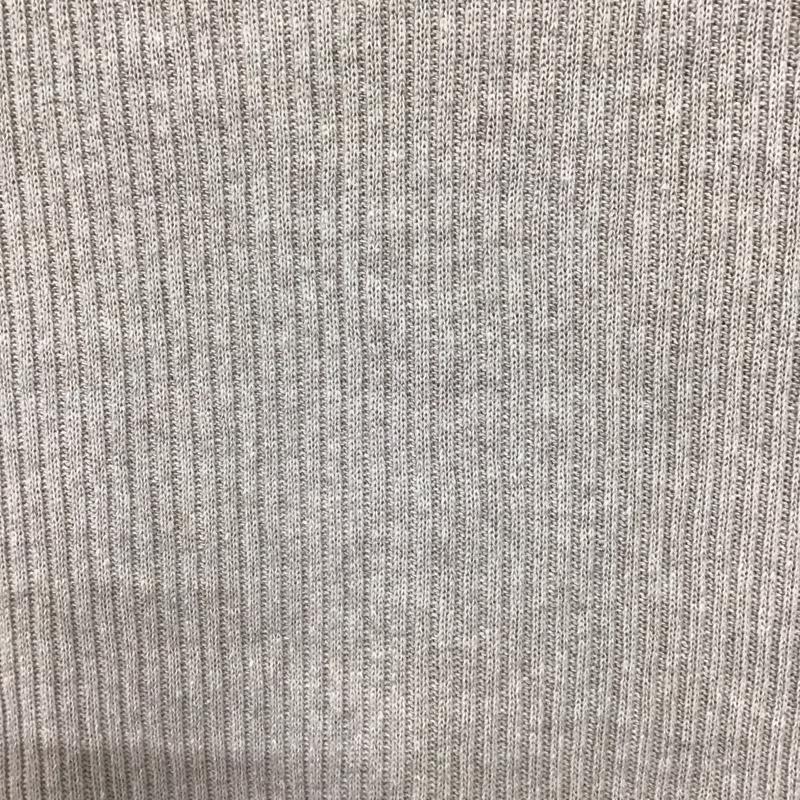 ザラ ZARA カットソー 半袖 ノースリーブカットソー プルオーバー リブ S 無地 ベージュ / ベージュ / レディース USED 古着 中古 10136098