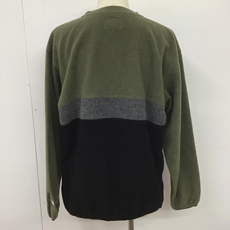 ザ ノースフェイス パープルレーベル THE NORTH FACE PURPLE LABEL ニット、セーター 長袖 NT6951N クルーネックセーター 長袖プルオーバー カットソー L ロゴ、文字 黒 / ブラック / X 灰 / グレー / X カーキ / カーキ / メンズ USED 古着 中古 10107121