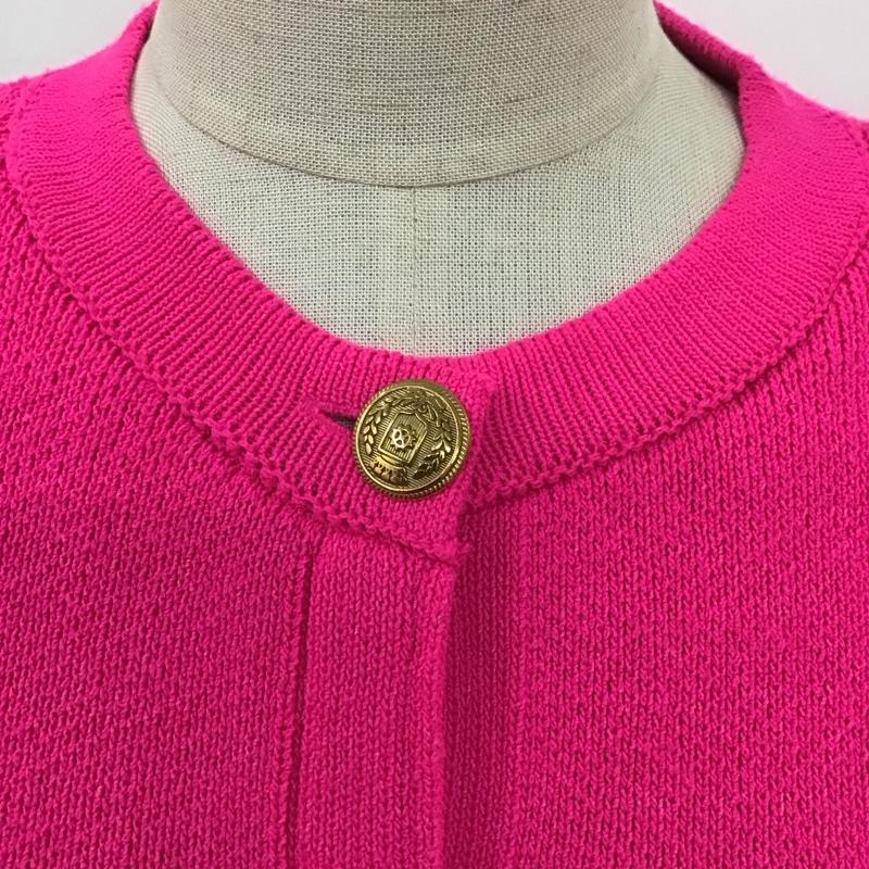 ザラ ZARA ニット、セーター 半袖 S 無地 桃 / ピンク / レディース USED 古着 中古 10124881