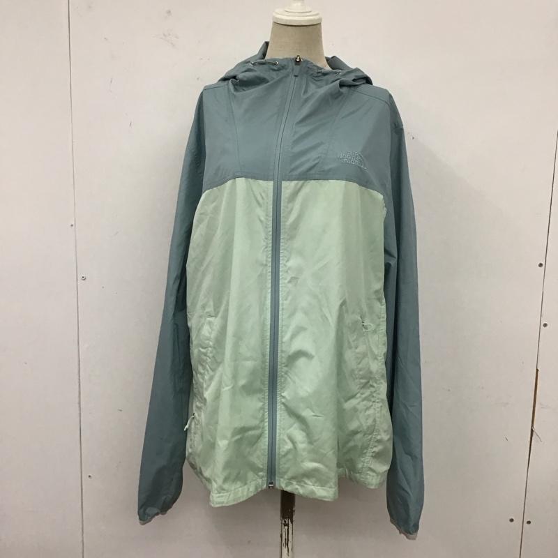 ザノースフェイス THE NORTH FACE ジャケット、上着 ジャンパー、ブルゾン NF0A55SU 茶タグ XL ロゴ、文字 水色 / ライトブルー / X 薄緑 / ライトグリーン / レディース USED 古着 中古 10123196