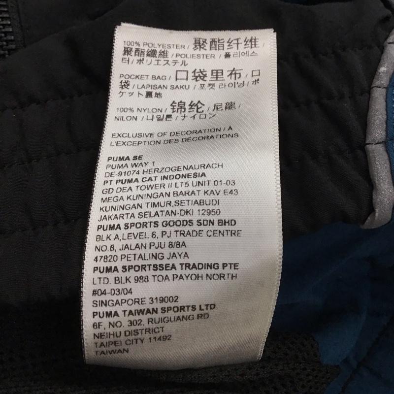 プーマ PUMA ジャケット、上着 ジャンパー、ブルゾン ジップアップジャケット ナイロンジャケット アウター pam コラボ XL ロゴ、文字 黒 / ブラック / メンズ USED 古着 中古 10148010
