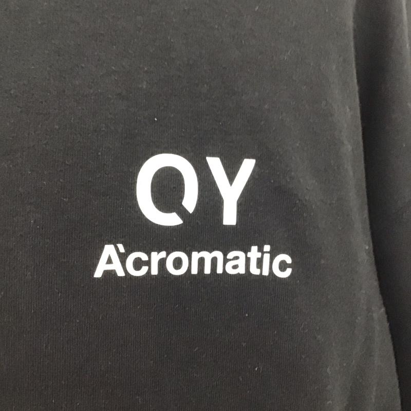 オーワイ OY Tシャツ 半袖 半袖カットソー プリントTシャツ クルーネックカットソー ロゴ、文字 黒 / ブラック /  メンズ USED 古着 中古 10109817