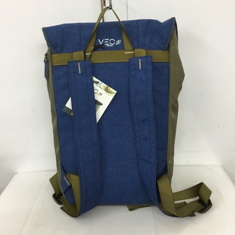 古着 USED リュックサック、デイパック リュックサック、デイバッグ VEO TRAVEL 41 カメラバッグ ミラーレスカメラ VANGUARD タグ付き ロゴ、文字 青 / ブルー / X カーキ / カーキ / メンズ USED 古着 中古 10128605