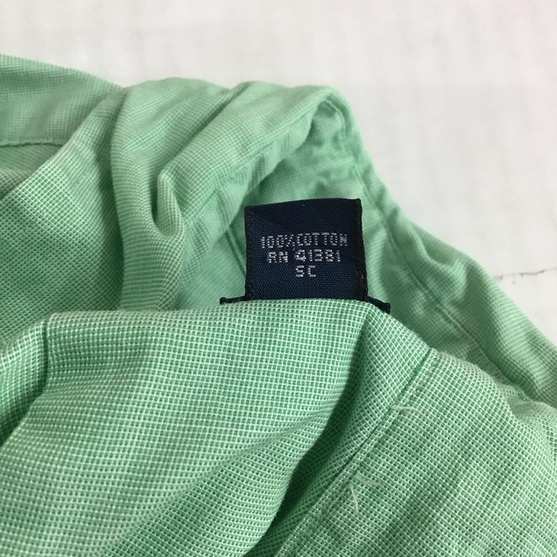 ラルフローレン RALPHLAUREN シャツ、ブラウス 長袖 長袖シャツ カジュアルシャツ カラーシャツ ボタンダウンシャツ ロゴ、文字 緑 / グリーン / メンズ USED 古着 中古 10111649