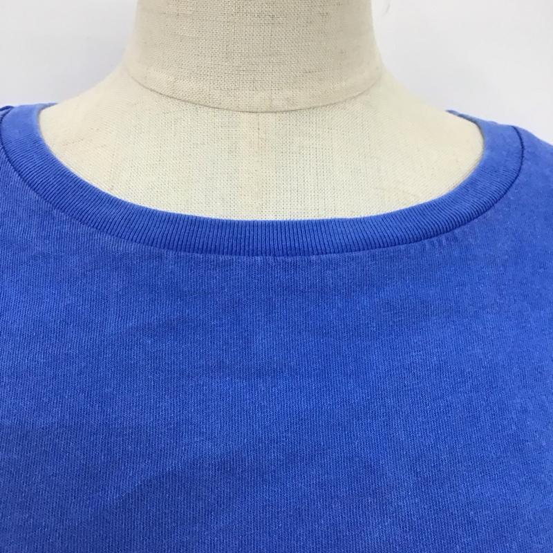 ニコアンド niko and... カットソー 半袖 半袖カットソー プリントTシャツ クルーネックカットソー FREE 無地 青 / ブルー / レディース USED 古着 中古 10123157