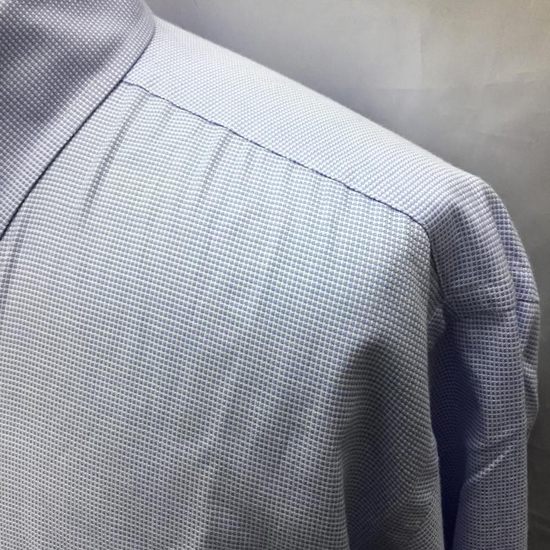 チャップス CHAPS シャツ、ブラウス 長袖 ボタンダウン 胸ポケット 水色 / ライトブルー / メンズ USED 古着 中古 10115536