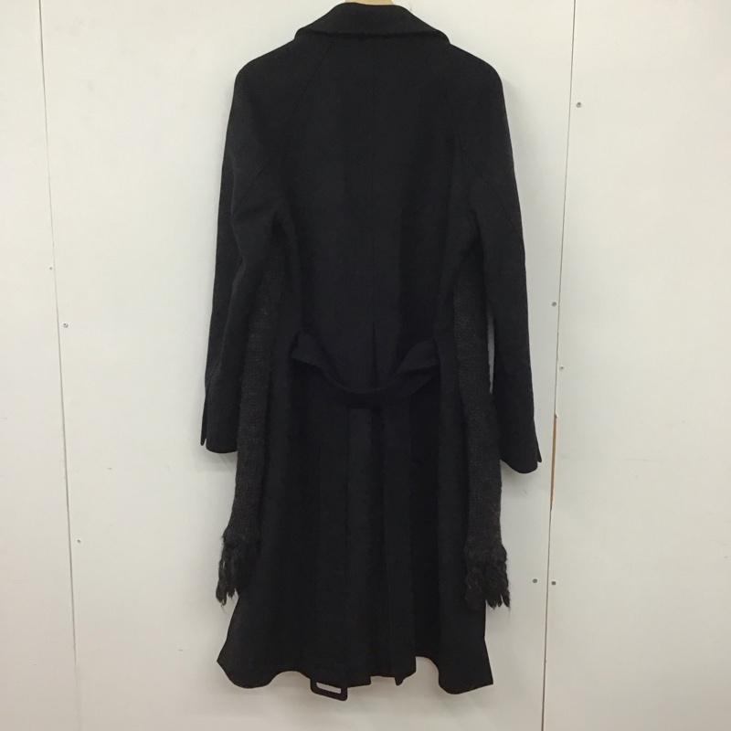 ケイキ Kheiki ジャケット、上着 ジャケット、ブレザー ロングコート カラージャケット アウター レイヤードコート 無地 黒 / ブラック / レディース USED 古着 中古 10134347