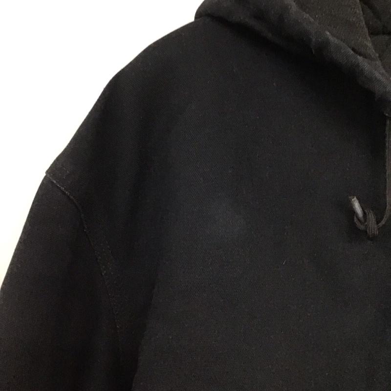 カーハート Carhartt ジャケット、上着 ジャケット、ブレザー ジップアップジャケット パーカージャケット アウター L ロゴ、文字 黒 / ブラック / メンズ USED 古着 中古 10136793