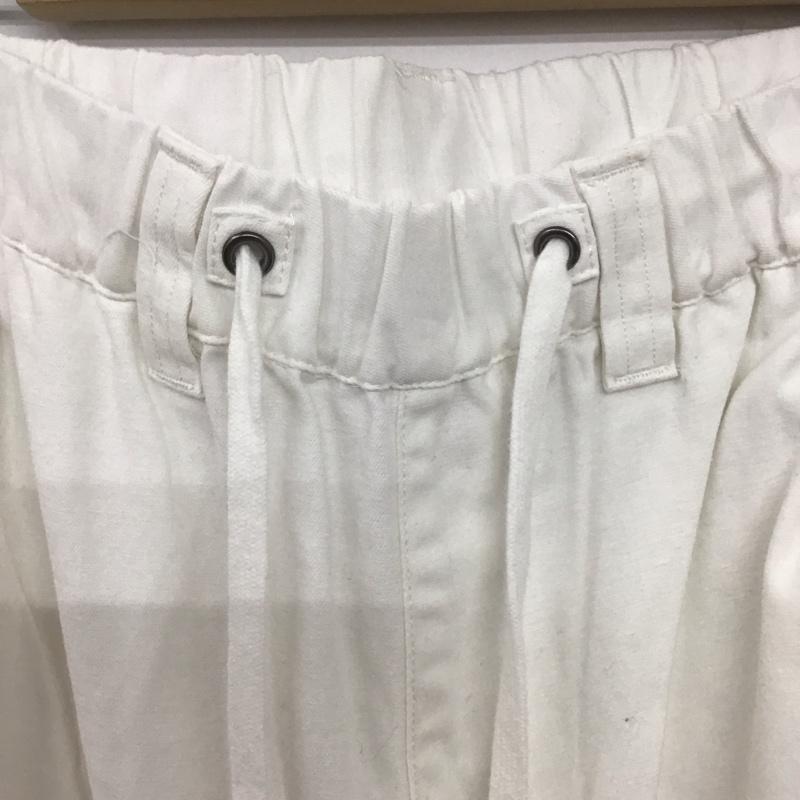 チャオパニック CIAOPANIC パンツ ワークパンツ、ペインターパンツ 105-21-404 パラシュートパンツ FREE 無地 白 / ホワイト / レディース USED 古着 中古 10138515
