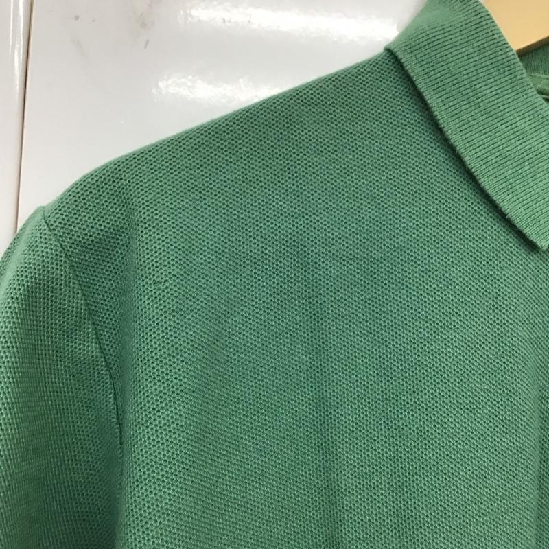 ポロバイラルフローレン Polo by RALPH LAUREN ポロシャツ 半袖 半袖ポロシャツ 半袖カットソー カラーシャツ L ロゴ、文字 緑 / グリーン / メンズ USED 古着 中古 10129515