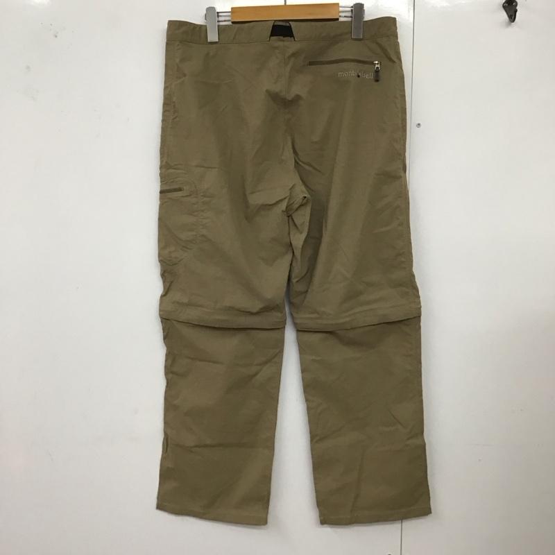 モンベル mont-bell パンツ ワークパンツ、ペインターパンツ 1105404 コンバーチブル1/2パンツ アウトドア スポーツウェア L 無地 ベージュ / ベージュ / メンズ USED 古着 中古 10124919
