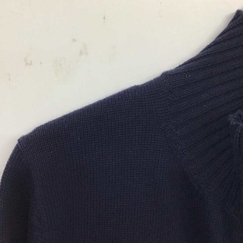古着 USED ニット、セーター 長袖 ジップアップ Laboratrio38 無地 紺 / ネイビー / メンズ USED 古着 中古 10134866