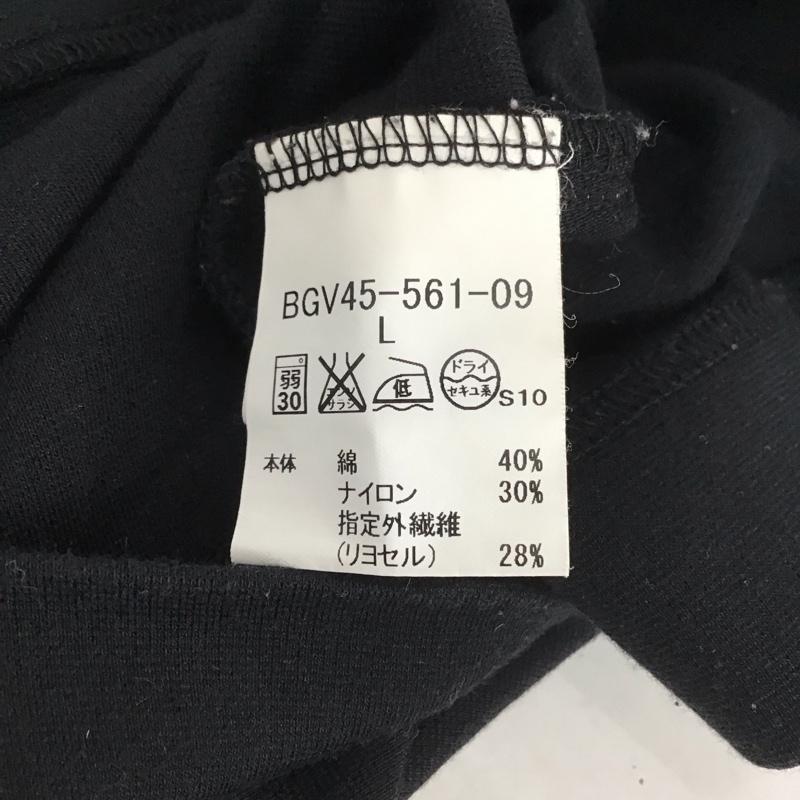 バーバリーゴルフ BURBERRY GOLF カットソー 長袖 L 無地 黒 / ブラック / レディース USED 古着 中古 10133403