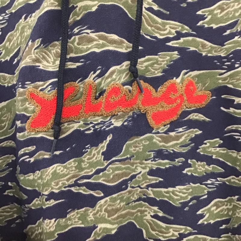 エクストララージ XLARGE パーカー 長袖 長袖パーカー プルオーバーパーカー スウェット L カモフラージュ柄・迷彩 マルチカラー / マルチカラー / メンズ USED 古着 中古 10132814