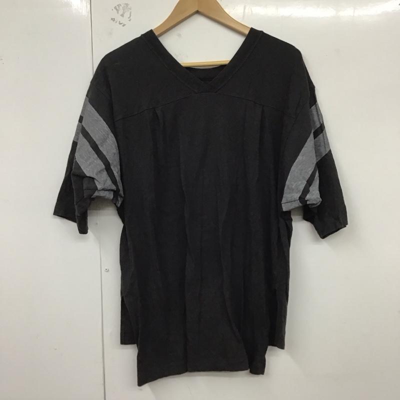アメリカーナ AMERICANA Tシャツ 半袖 半袖カットソー プリントTシャツ クルーネックカットソー ロゴ、文字 黒 / ブラック / レディース USED 古着 中古 10128958