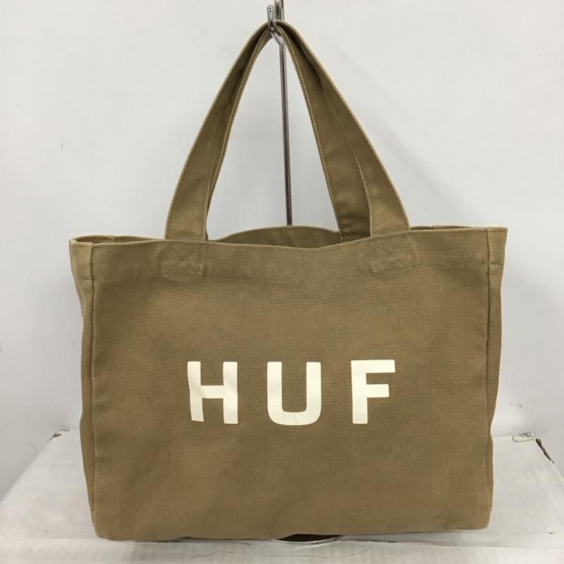 ハフ HUF トートバッグ トートバッグ キャンバス ロゴ、文字 ベージュ / ベージュ / メンズ USED 古着 中古 10123000