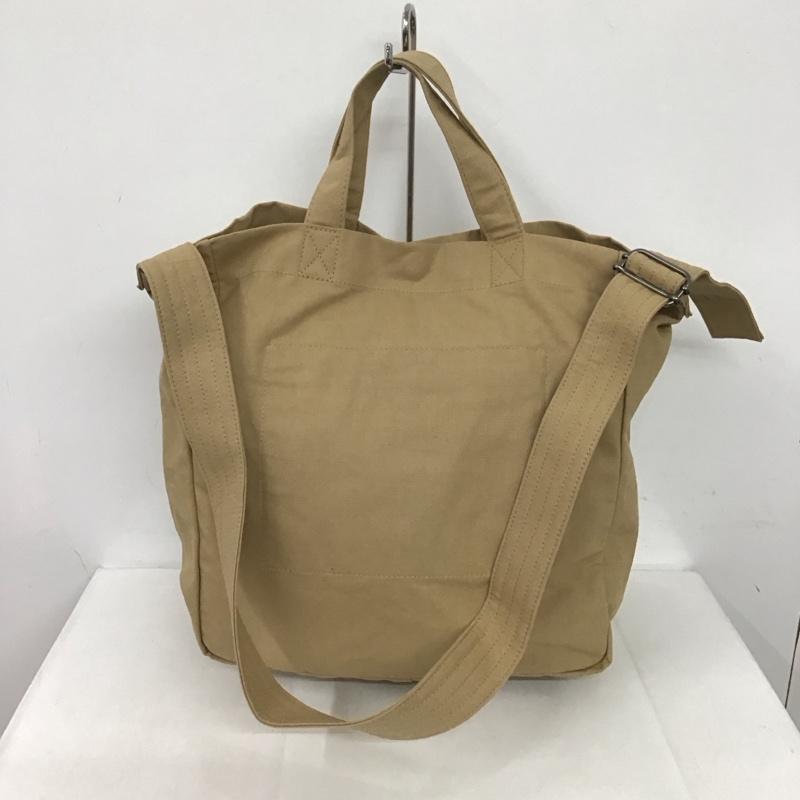 ポロラルフローレン POLO RALPH LAUREN トートバッグ トートバッグ キャンバス ショッパー トート 2WAY ショルダー ワンポイント ベージュ / ベージュ / メンズ USED 古着 中古 10126324