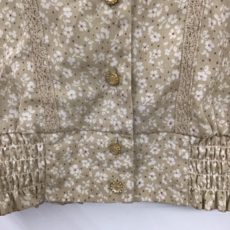 オリーブデオリーブ OLIVE des OLIVE シャツ、ブラウス 半袖 FREE 総柄 ベージュ / ベージュ / レディース USED 古着 中古 10131841